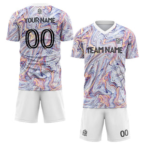 custom soccer uniform jersey kids adults personalized set jersey shirt white