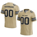 customized authentic football jersey vegas gold black-white mesh