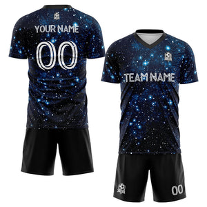 custom soccer uniform jersey kids adults personalized set jersey shirt black