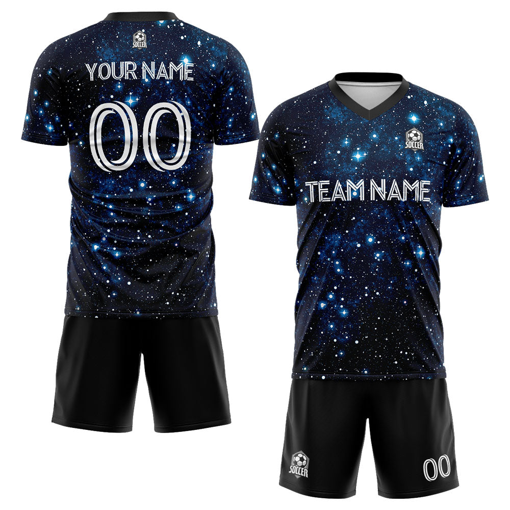 custom soccer uniform jersey kids adults personalized set jersey shirt black