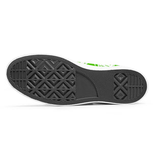 Resalta tu estilo con las zapatillas de lona de caña media Skeleton para hombre y mujer