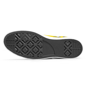 Resalta tu estilo con las zapatillas de lona de caña media Skeleton para hombre y mujer