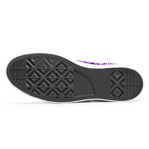 Resalta tu estilo con las zapatillas de lona de caña media Skeleton para hombre y mujer