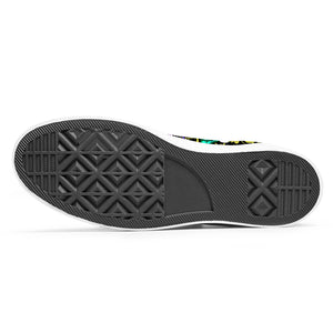 Resalta tu estilo con las zapatillas de lona de caña media Skeleton para hombre y mujer
