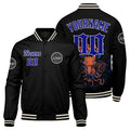 Chaqueta universitaria personalizada estilo Letterman para hombres-mujeres y jóvenes-color azul marino
