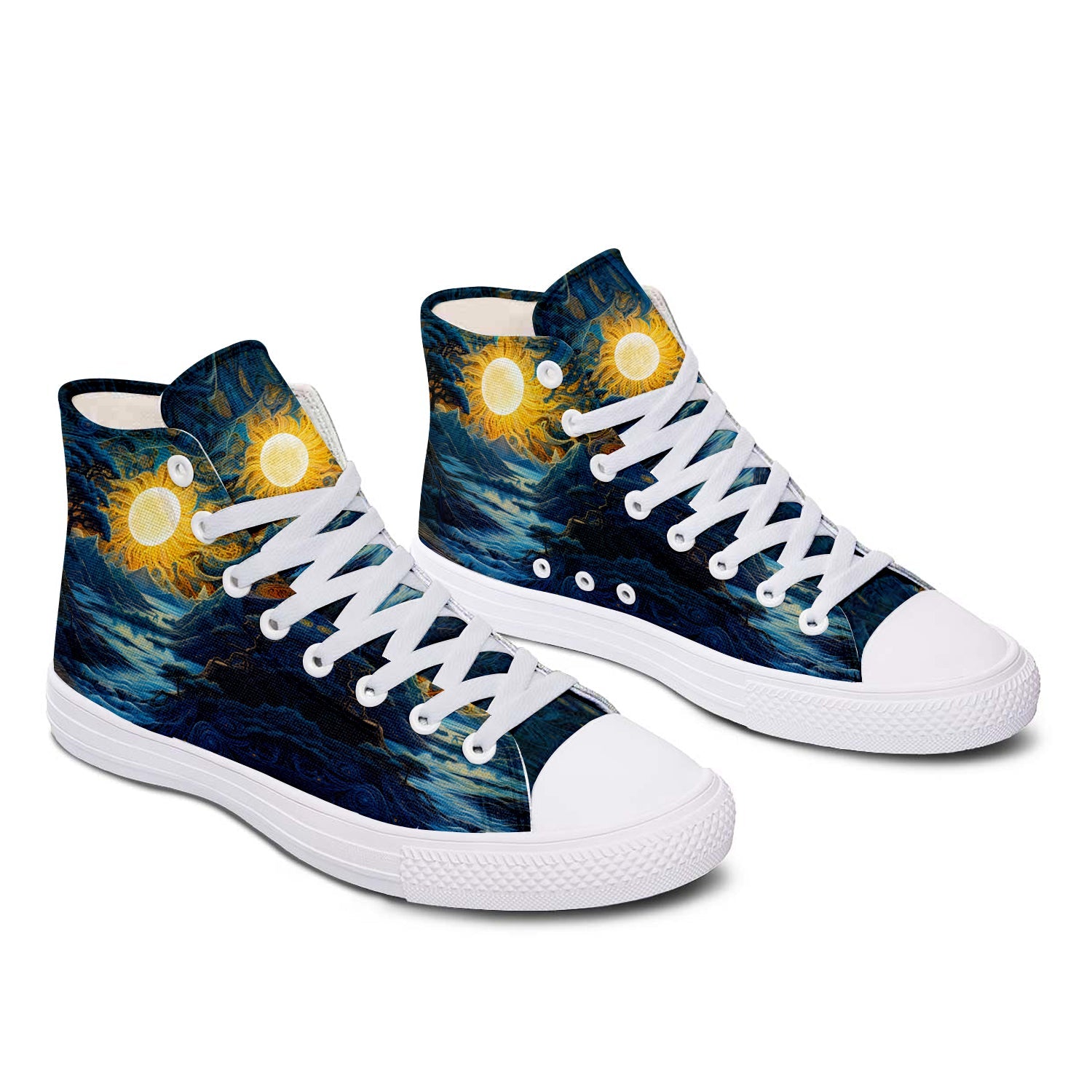 Realza tu estilo con zapatillas de lona de media caña para hombre y mujer