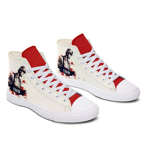 Realza tu estilo con zapatillas de lona de media caña para hombre y mujer