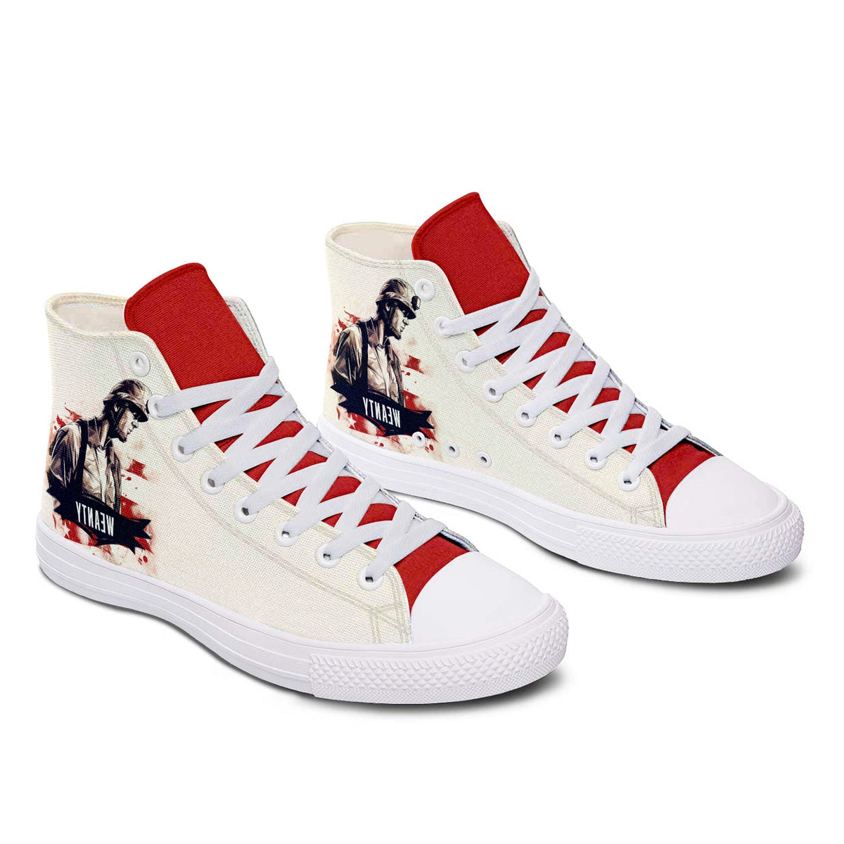 Realza tu estilo con zapatillas de lona de media caña para hombre y mujer