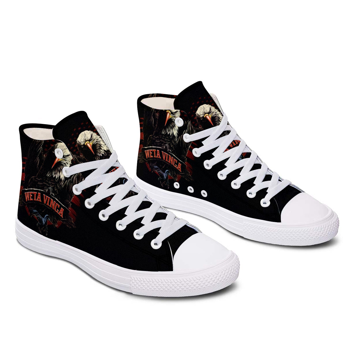 Realza tu estilo con las zapatillas de lona de media caña Eagle para hombre y mujer