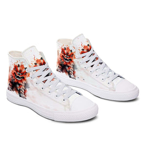 Resalta tu estilo con las zapatillas de lona de media caña para hombre y mujer Lion