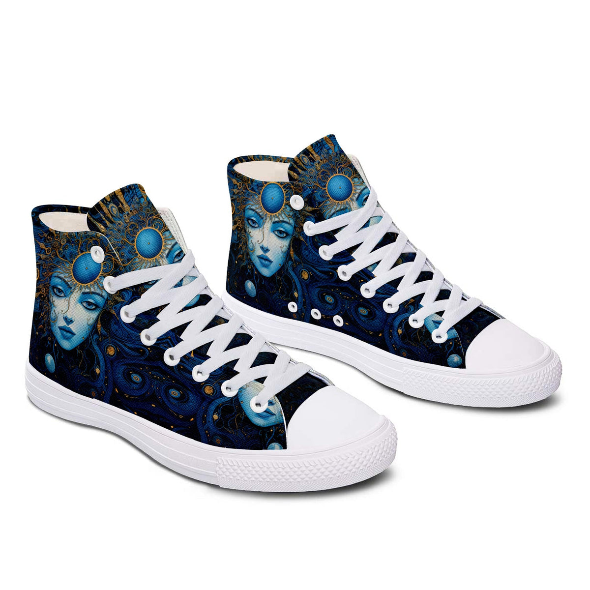 Realza tu estilo con zapatillas de lona de media caña para hombre y mujer