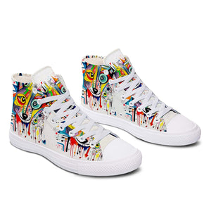 Realza tu estilo con las zapatillas de lona de media caña Fox para hombre y mujer