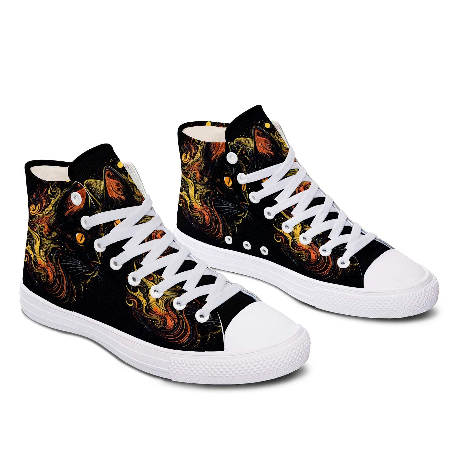 Resalta tu estilo con las zapatillas de lona de media caña para hombre y mujer Cat