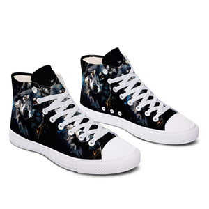 Realza tu estilo con las zapatillas de lona de media caña Fox para hombre y mujer