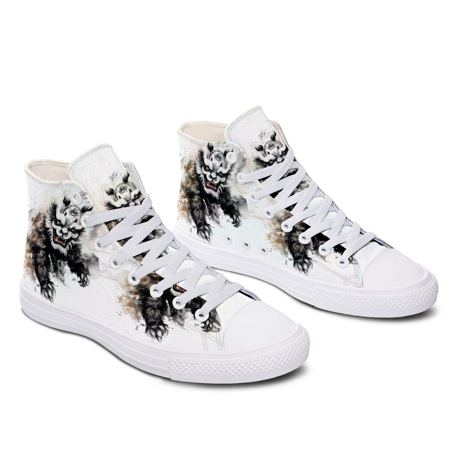 Resalta tu estilo con las zapatillas de lona de media caña para hombre y mujer Lion