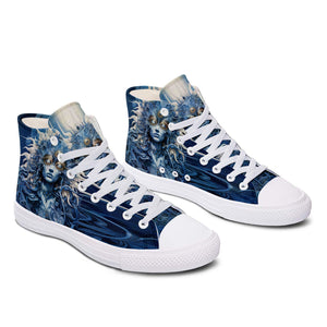 Realza tu estilo con zapatillas de lona de media caña para hombre y mujer