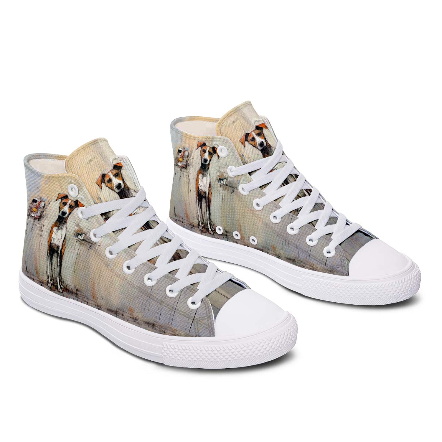 Resalta tu estilo con las zapatillas de lona de media caña para hombre y mujer Dog