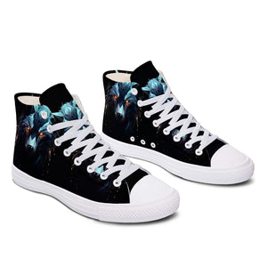 Realza tu estilo con las zapatillas de lona de media caña Fox para hombre y mujer