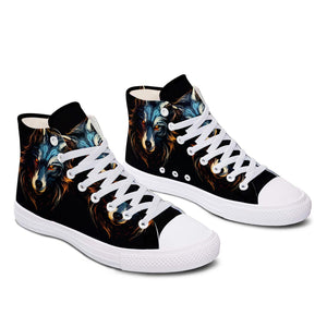Realza tu estilo con las zapatillas de lona de media caña Fox para hombre y mujer