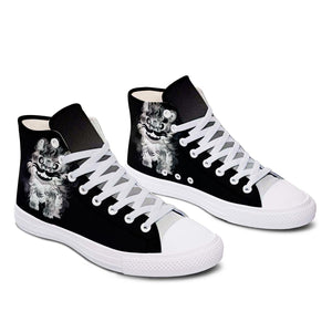 Resalta tu estilo con las zapatillas de lona de media caña para hombre y mujer Lion