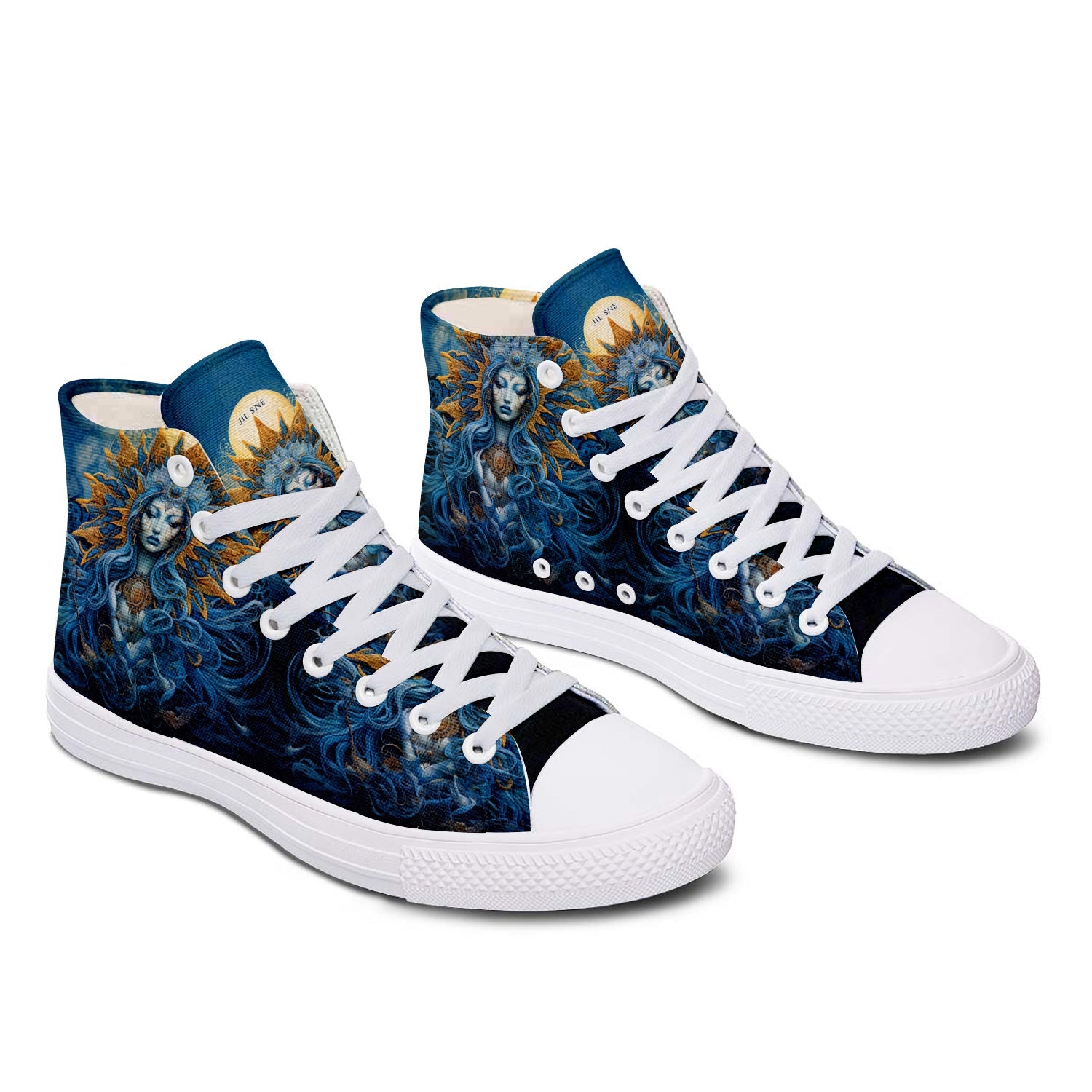 Realza tu estilo con zapatillas de lona de media caña para hombre y mujer