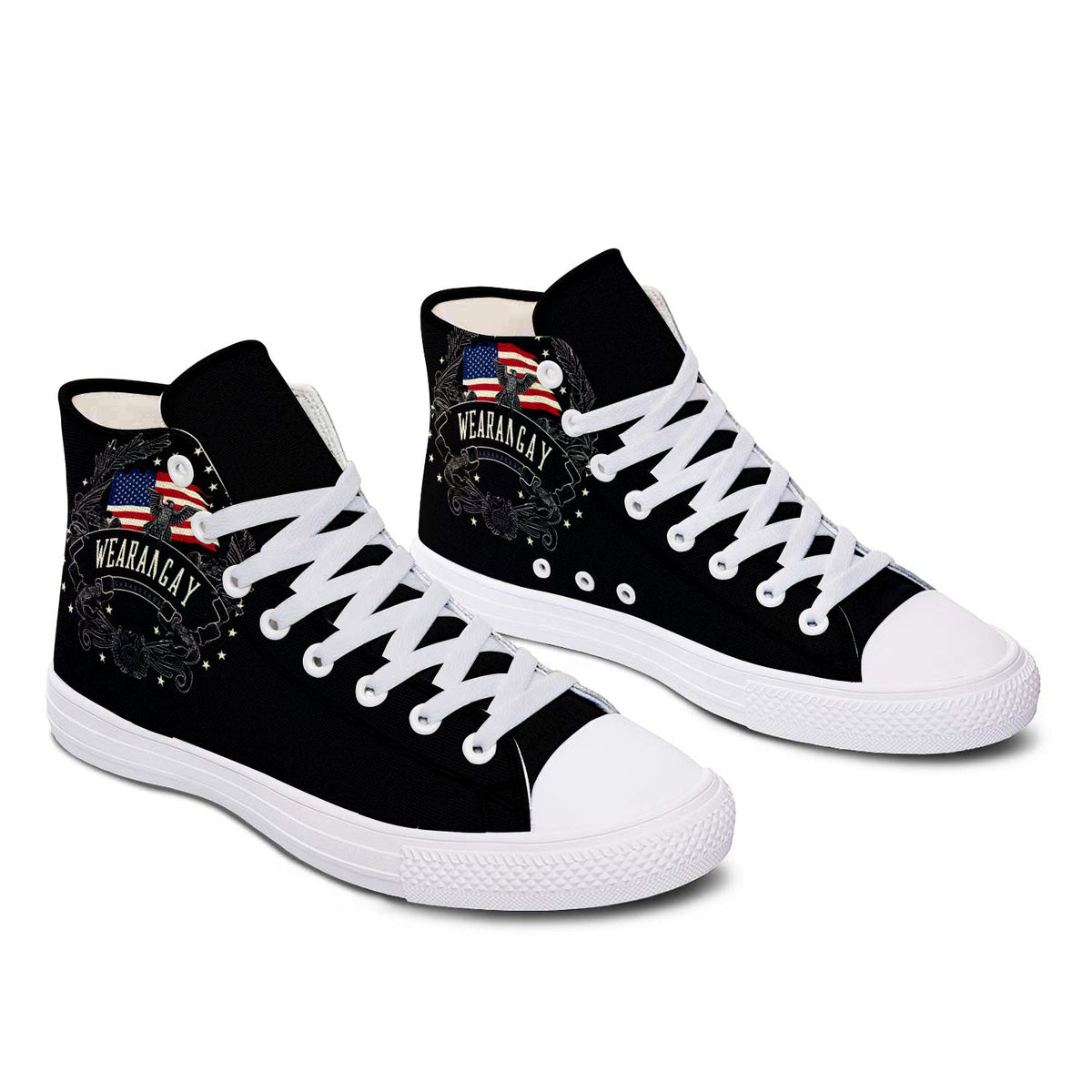 Realza tu estilo con las zapatillas de lona de media caña Eagle para hombre y mujer