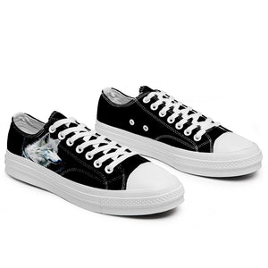 Realza tu estilo con las zapatillas bajas de lona Wolf para hombre y mujer