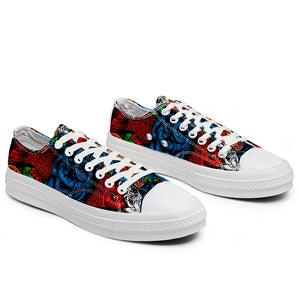 Resalta tu estilo con las zapatillas bajas de lona Fish para hombre y mujer