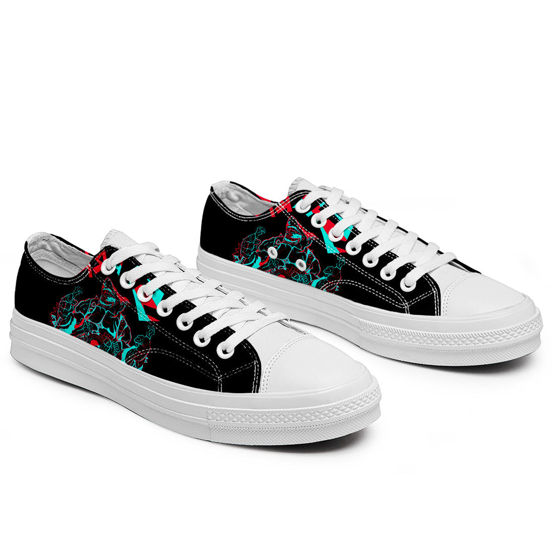 Realza tu estilo con las zapatillas bajas de lona Shark para hombre y mujer