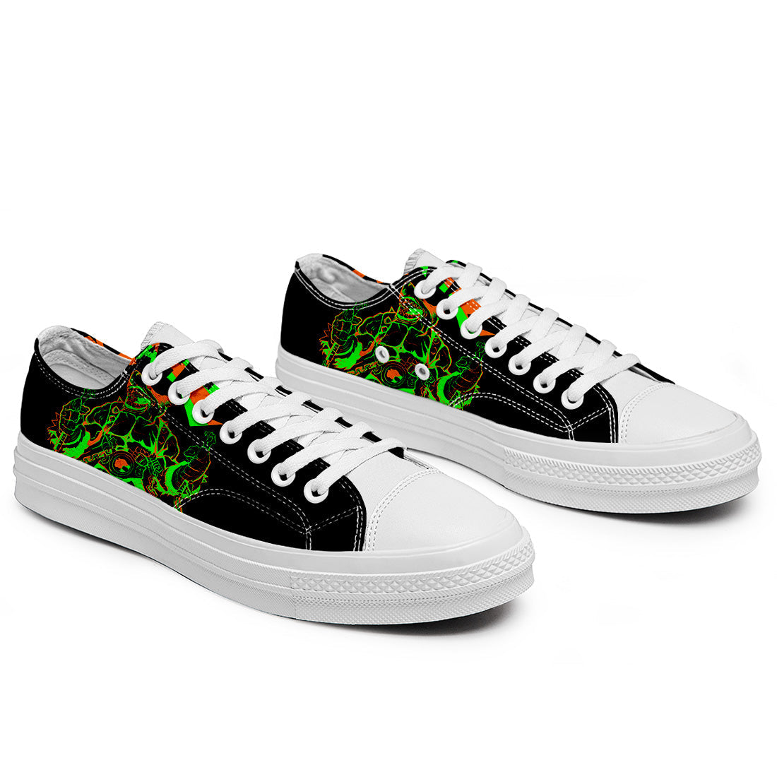 Realza tu estilo con las zapatillas bajas de lona Shark para hombre y mujer