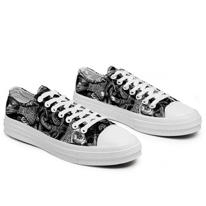 Resalta tu estilo con las zapatillas bajas de lona Fish para hombre y mujer