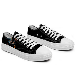 Realza tu estilo con las zapatillas bajas de lona Wolf para hombre y mujer