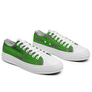 Resalta tu estilo con las zapatillas bajas de lona Skeleton para hombre y mujer
