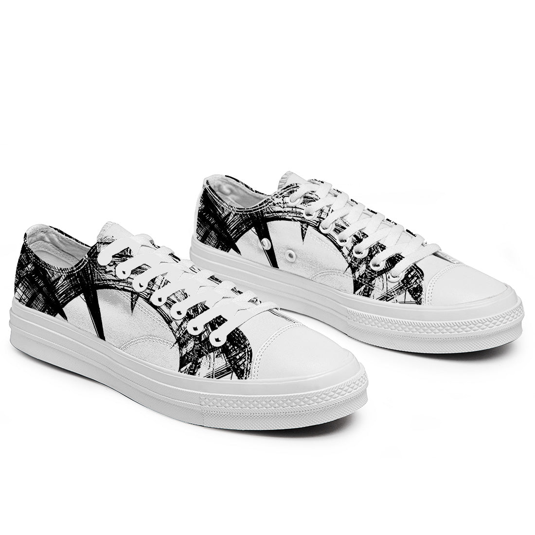 Realza tu estilo con zapatillas bajas de lona para hombre y mujer
