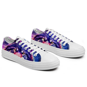 Realza tu estilo con las zapatillas bajas de lona Wolf para hombre y mujer