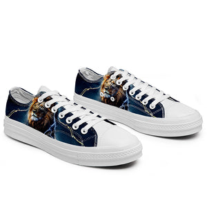 Realza tu estilo con zapatillas bajas de lona para hombre y mujer