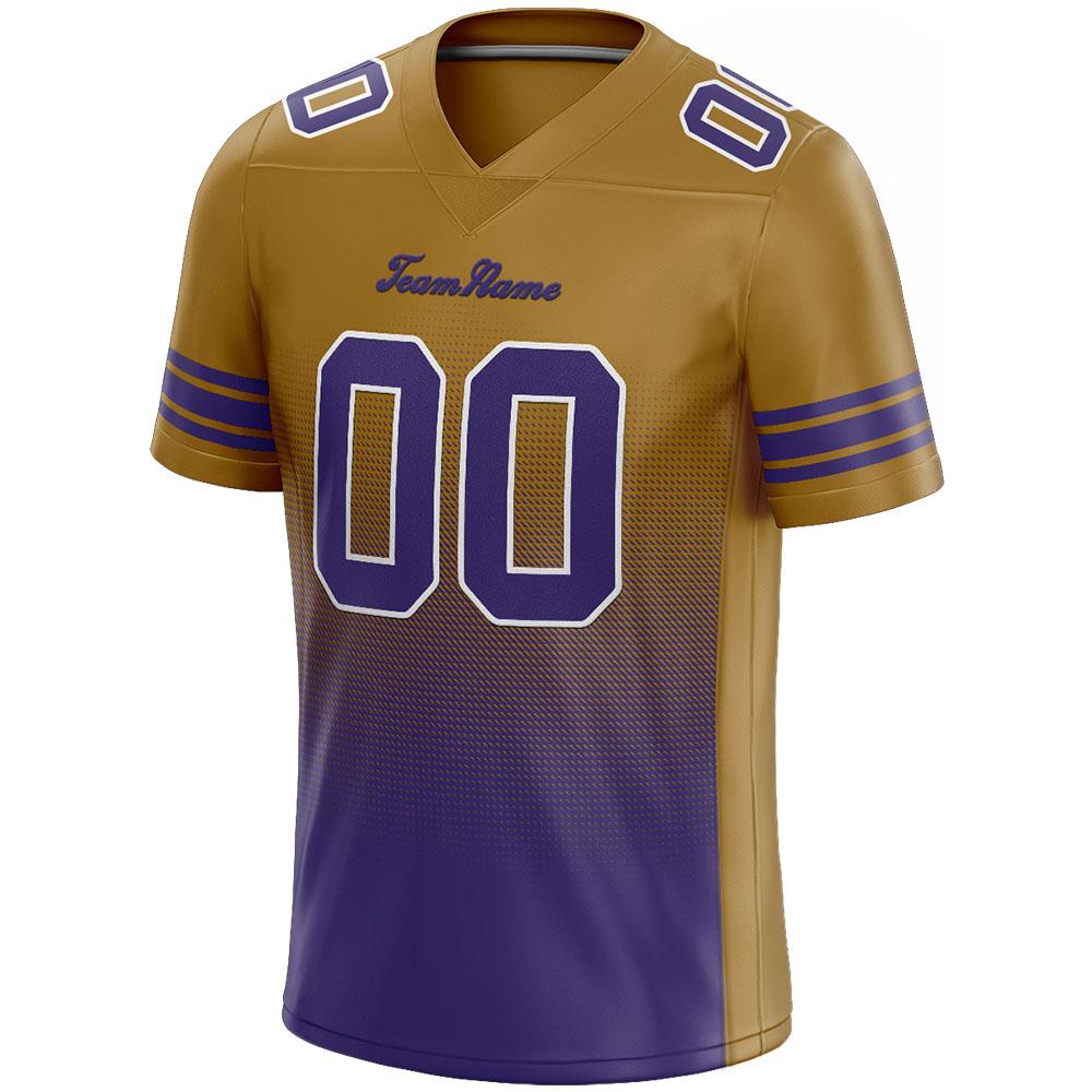 custom authentic gradient fashion football jersey royal-red-white