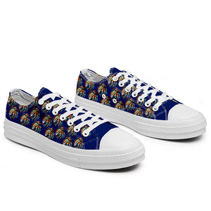 Resalta tu estilo con las zapatillas bajas de lona Lion para hombre y mujer
