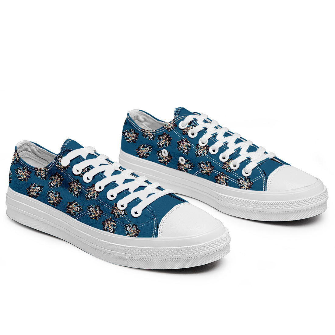 Resalta tu estilo con las zapatillas bajas de lona Lion para hombre y mujer
