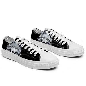 Realza tu estilo con las zapatillas bajas de lona Wolf para hombre y mujer