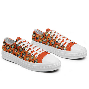 Resalta tu estilo con las zapatillas bajas de lona Lion para hombre y mujer