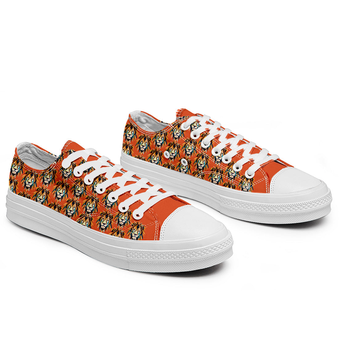 Resalta tu estilo con las zapatillas bajas de lona Lion para hombre y mujer