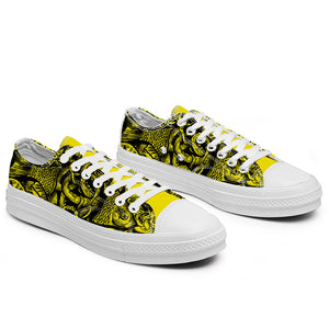 Resalta tu estilo con las zapatillas bajas de lona Fish para hombre y mujer