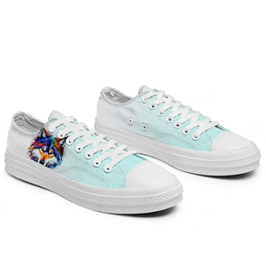 Realza tu estilo con las zapatillas bajas de lona Wolf para hombre y mujer