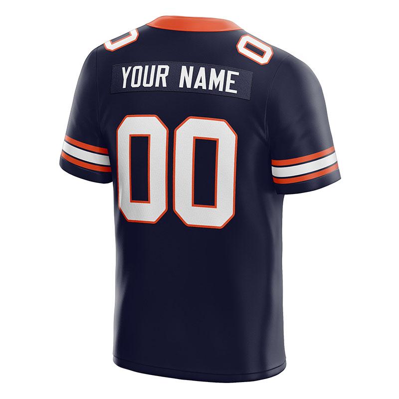 custom authentic football jersey white-teal-gold-black mesh