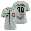 Uniformes de béisbol personalizados de alta calidad para adultos y niños & optimizados para el rendimiento (color gris)