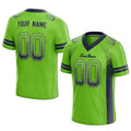 custom authentic drift fashion football jersey neon green-navy mesh