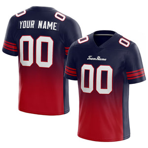 custom authentic drift fashion football jersey navy-red