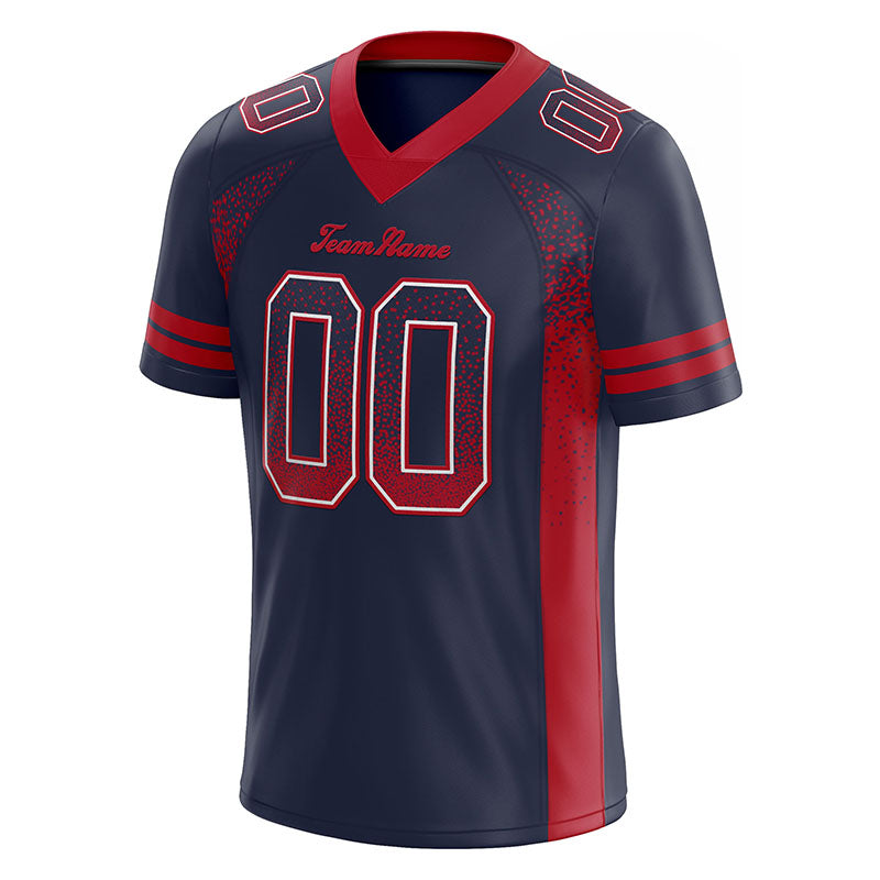 custom authentic drift fashion football jersey white-neon green mesh