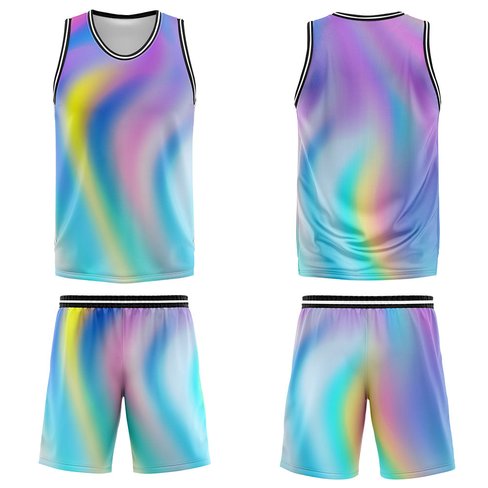 Uniforme de baloncesto Aurora personalizado con tu logotipo-nombre y número impresos